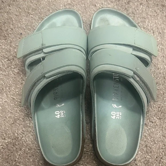 Birkenstock Mint Blue Sandals - Picture 3 of 4